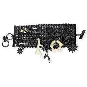 Givenchy Sacred Heart Multi Charm Bracelet Designed by Riccardo Tisci